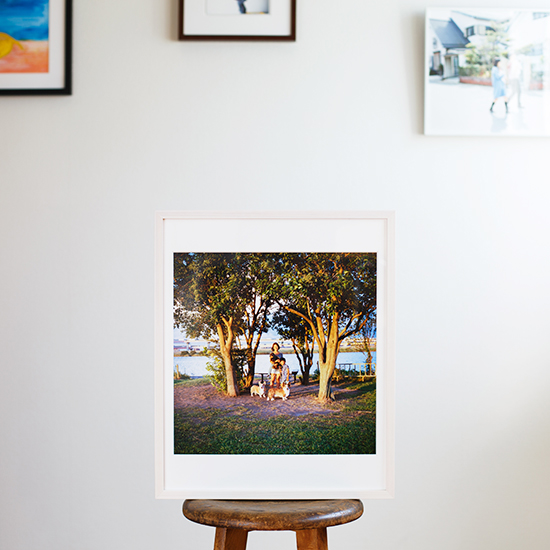 大きめサイズの額装写真01